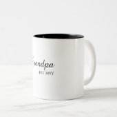 Opa gegründet personalisierte Tasse (VorderseiteRechts)