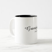 Opa gegründet personalisierte Tasse (Vorderseite Links)