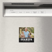 Opa gegründetes Fotogeschenk  Magnet (In Situ (Geschirrspüler))