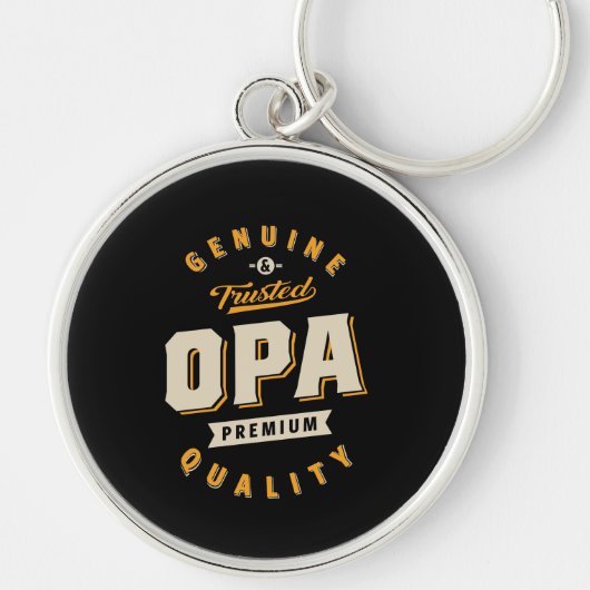 Opa Genuine und Trusted Schlüsselanhänger (Vorne)