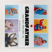 Opa-Geschenk 6 Foto Collage Vatertag Geschenk Puzzle (Horizontal)