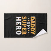 Opa-Geschenk | Daddy ist mein Super-Held Handtuch (Handtuch)