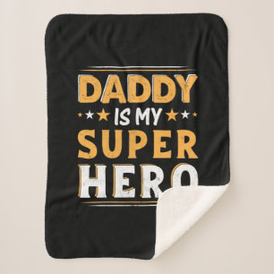 Opa-Geschenk Daddy ist mein Super-Held Sherpadecke