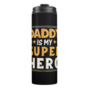 Opa-Geschenk Daddy ist mein Super-Held Thermosbecher