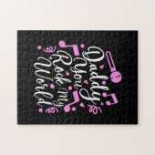 Opa-Geschenk | Daddy You Rock My World Puzzle (Horizontal)