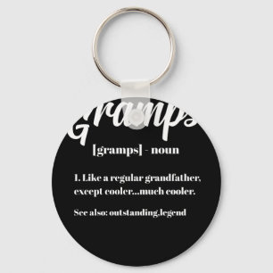 Opa-Geschenk für Gramps - Tag der Definitionen vo Schlüsselanhänger