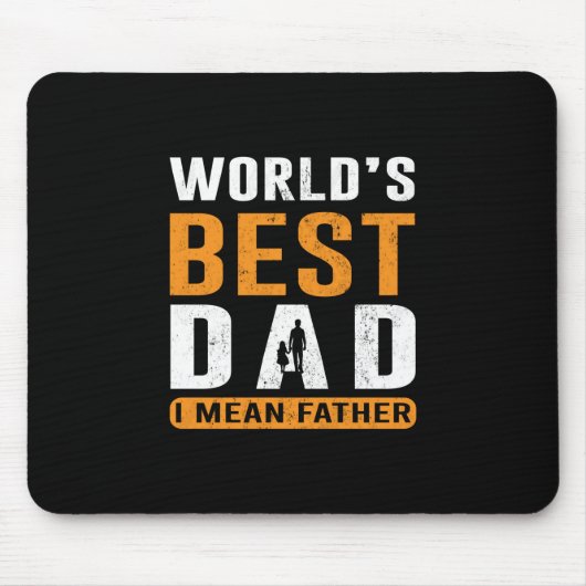 Opa-Geschenk | I Gemein Vater Mousepad (Vorne)