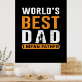 Opa-Geschenk | I Gemein Vater Poster (Küche)