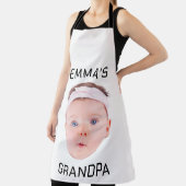 Opa-Geschenk, individuelles BabyGesicht, Foto-Gesc Schürze (InSitu)