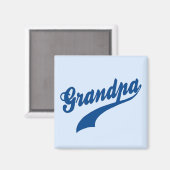 Opa-Geschenk Magnet (Vorderseite/Rückseite)