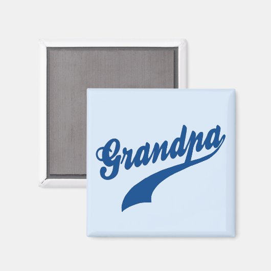 Opa-Geschenk Magnet (Vorderseite/Rückseite)