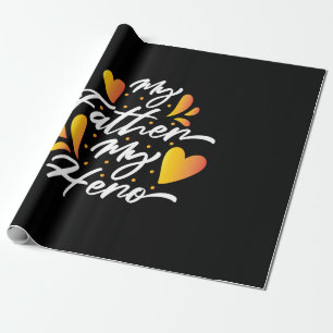 Opa-Geschenk   Mein Vater mein Held Geschenkpapier