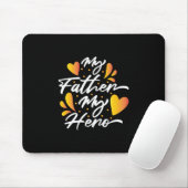Opa-Geschenk | Mein Vater mein Held Mousepad (Mit Mouse)