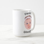 Opa-Geschenk-Tasse, Custom Baby Face, Foto-Geschen Kaffeetasse (VorderseiteRechts)