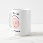 Opa-Geschenk-Tasse, Custom Baby Face, Foto-Geschen Kaffeetasse (Vorderseite Links)