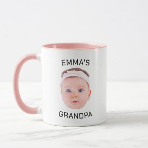 Opa-Geschenk-Tasse, Custom Baby Face, Foto-Geschen Tasse