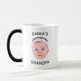 Opa-Geschenk-Tasse, Custom Baby Face, Foto-Geschen Verwandlungstasse