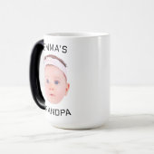 Opa-Geschenk-Tasse, Custom Baby Face, Foto-Geschen Verwandlungstasse (Vorderseite Links)
