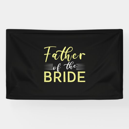 Opa-Geschenk | Vater der Braut Banner (Horizontal)