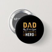 Opa-Geschenk | Vater Mein ewiger Held Button (Vorne & Hinten)