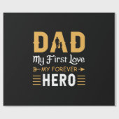 Opa-Geschenk | Vater Mein ewiger Held Geschenkpapier (Flach)