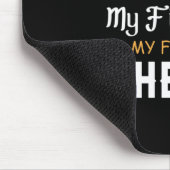 Opa-Geschenk | Vater Mein ewiger Held Mousepad (Ecke)