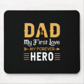 Opa-Geschenk | Vater Mein ewiger Held Mousepad (Vorne)