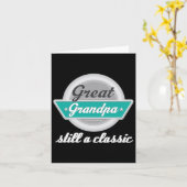Opa Gift Funny Vathers Day Vintag Karte (Gelbe Blume)