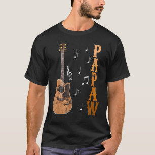 Opa Gitarrenplektrum Vatertag Gitarrespieler Opa T-Shirt