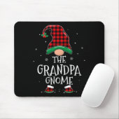 Opa Gnome Xmas Familie passt Karierte Weihnachten Mousepad (Mit Mouse)