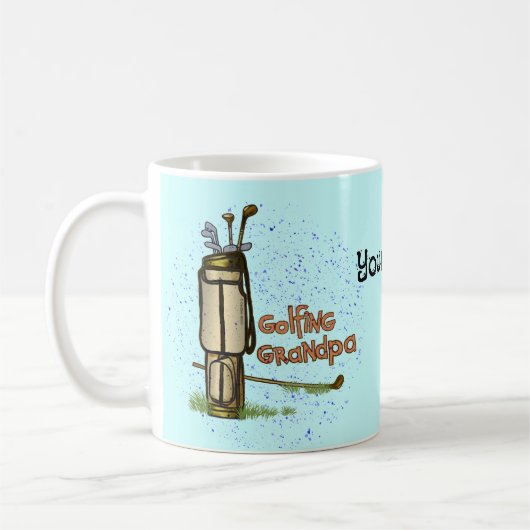 Opa Golfbecher Kaffeetasse (Links)