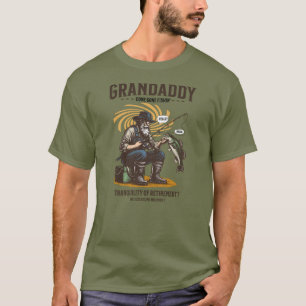 Opa Gone Fishin’ – Lustige Rentner-Angelfahrt T-Shirt