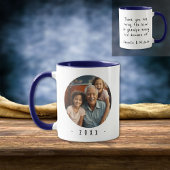 Opa Grandchildren Foto-Message-Kaffee Tasse