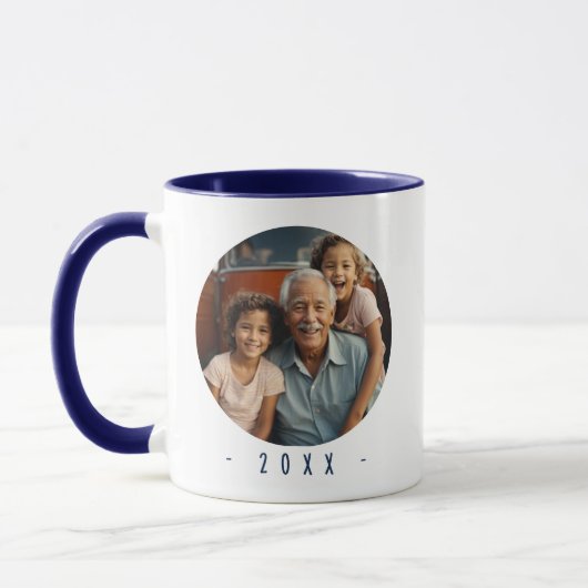 Opa Grandchildren Foto-Message-Kaffee Tasse (Links)