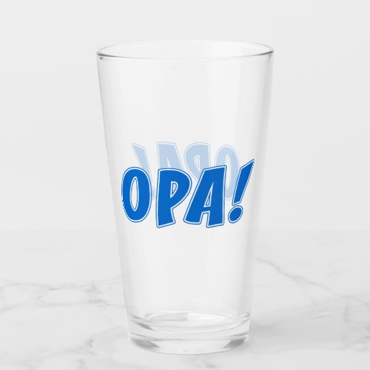 Opa Gria Celebration Glas (Vorderseite)