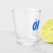 Opa Grieche-Feier Schnapsglas (Links)