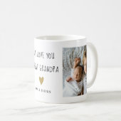 Opa Großkinder 2 FotoCollage Kaffeetasse (VorderseiteRechts)