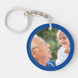 Opa Großkinder Erstellen Sie Ihr eigenes Foto Keyc Schlüsselanhänger