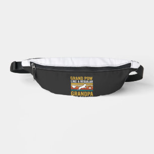 Opa Großvater Hunde Liebhaber Retro Bauchtasche