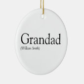 Opa Großvater Papa Papa Keramik Ornament (Rechts)