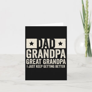 Opa Großvater Vater39er Tag Shirt von Grandpa Karte