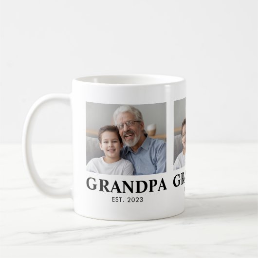Opa gründete Opa-Tag Kaffeetasse (Links)