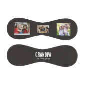 Opa gründete schwarzes Grunge-Script 3 Foto Baseball (Paneele)