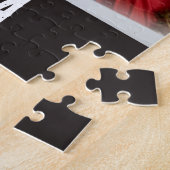 Opa gründete schwarzes Grunge-Script 3 Foto Puzzle (Seite)