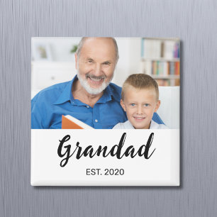 Opa Gründung Foto Tag des Großvaters Magnet