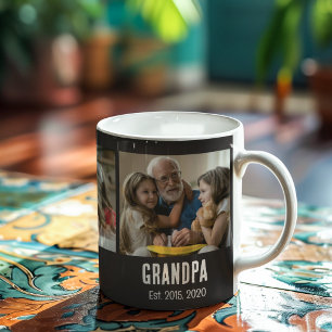 Opa grunge schrift 3 Foto schwarz etabliert Kaffeetasse