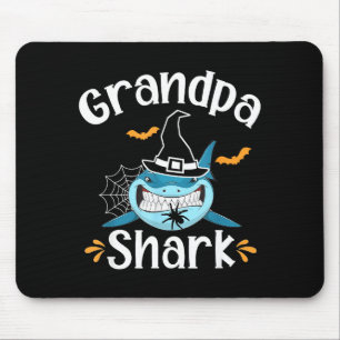 Opa-Hai lustige Halloween-Opa-Ankündigung Mousepad