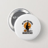 Opa Halloween-Shirt Erster Grusel-Opa_1 Button (Vorne & Hinten)