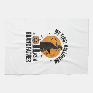 Opa Halloween-Shirt Erster Grusel-Opa_1 Geschirrtuch