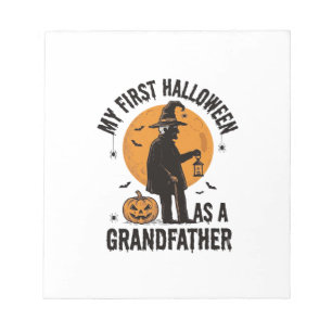 Opa Halloween-Shirt Erster Grusel-Opa_1 Notizblock